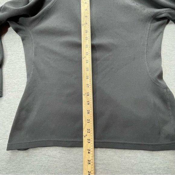 Avia Womens Black Quarter Zip Pullover Size Medium Long Sleeve - Picture 6 of 7